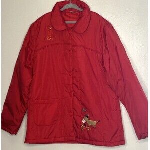 Vintage Sesame Street Workshop Jacket Kids Size 8 Red Elmo 2003 Nylon Retro